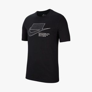 Nike Sportswear Futura Blank Box Logo Shirt Black